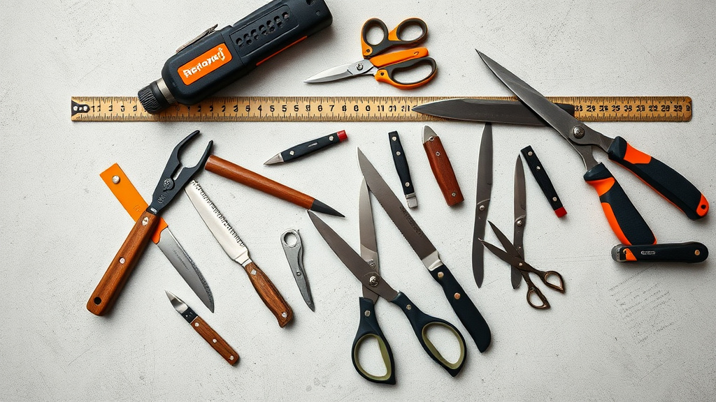 Left-handed hunting knives and field dressing tools